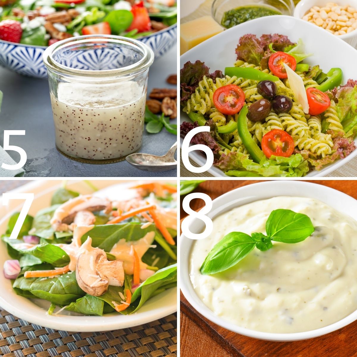 10 low calorie salad dressing recipes