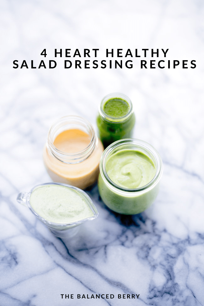 4 Heart Healthy Salad Dressing Recipes