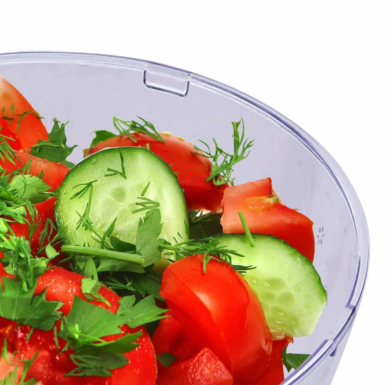 5 x Extra Large Clear Hard Plastic Salad Serving Bowls Outdoor Party ...