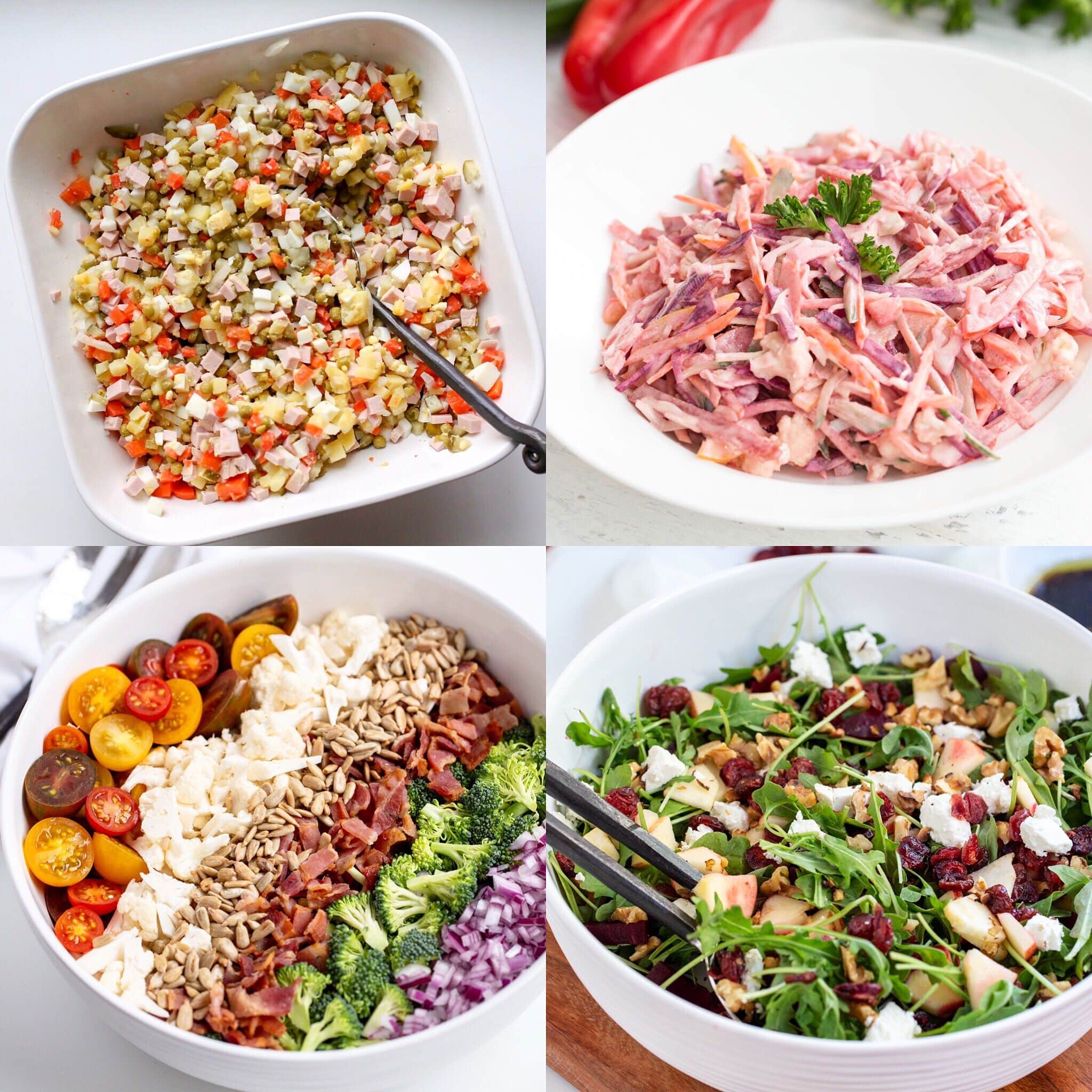 All the Salads you can make ahead of time for this Holiday parties ...
