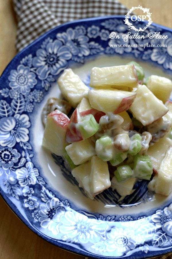 apple walnut salad recipe mayonnaise