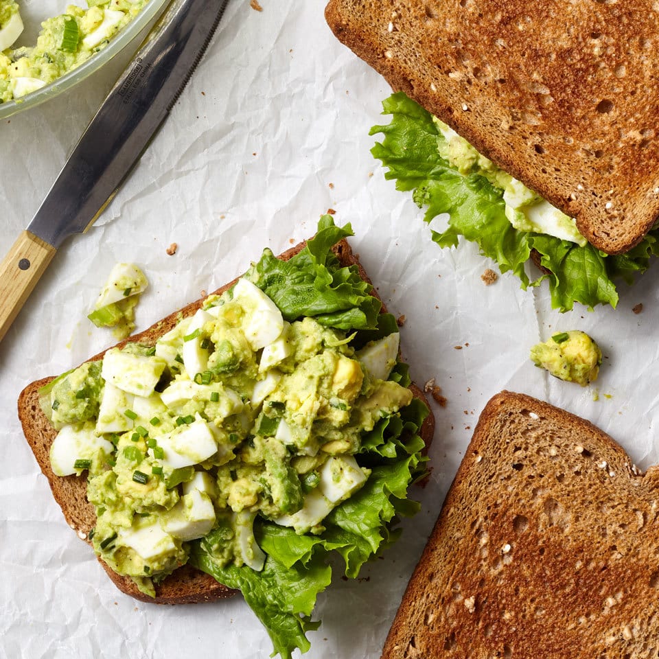 Avocado Egg Salad Sandwiches Recipe