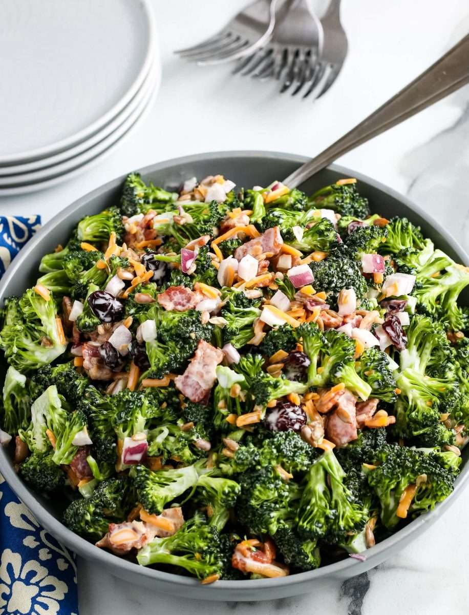 Best Broccoli Salad Recipe (Gluten