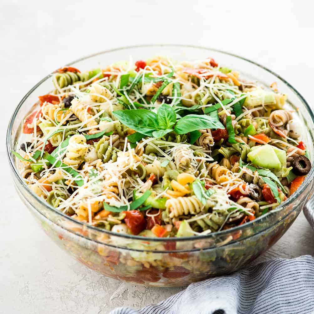 Best Pasta Salad Recipe with Homemade Dressing