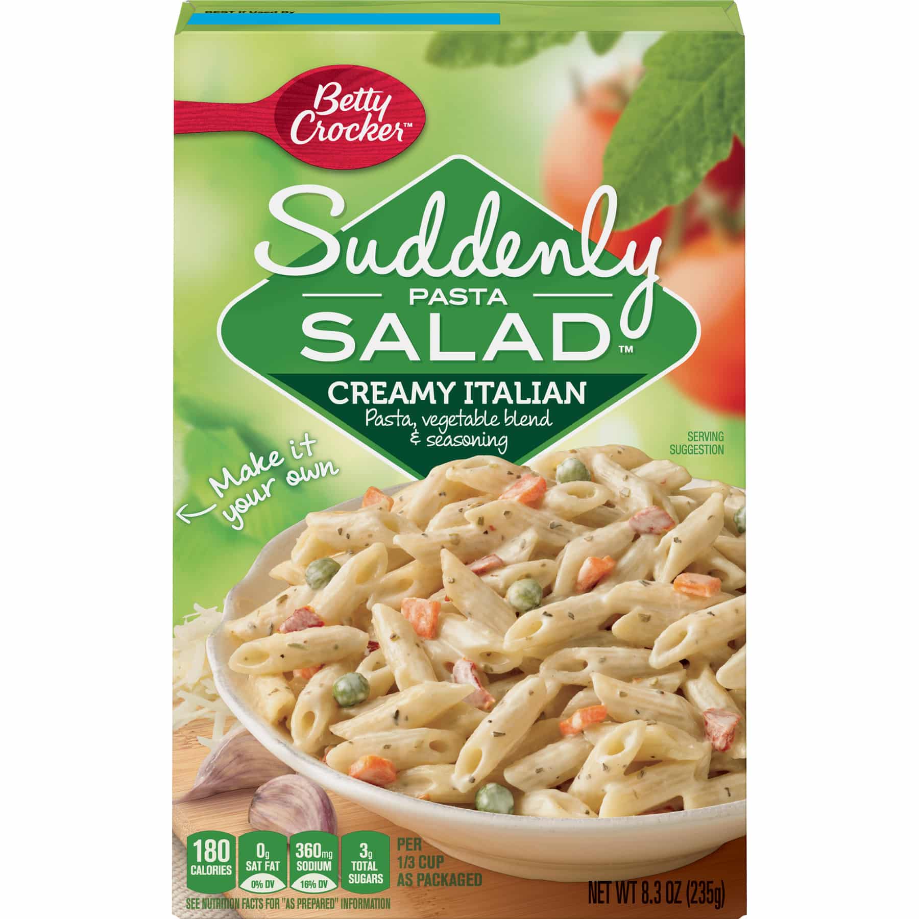 Betty Crocker Suddenly Salad Creamy Italian Pasta Salad, 8.3 oz ...