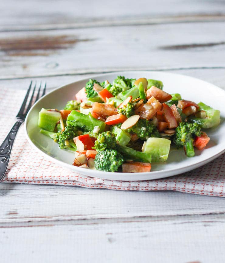 Broccoli Salad with Sesame Dressing