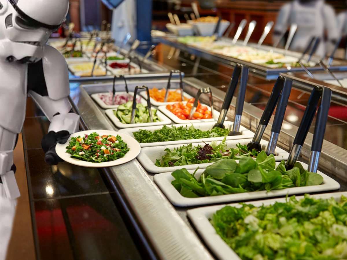 Buffet Sizzler Salad Bar