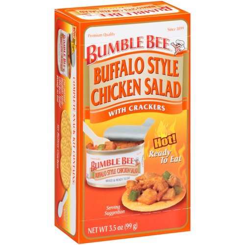 Bumble Bee Buffalo Style Chicken Salad with Crackers 3.5oz (Pack of 6 ...