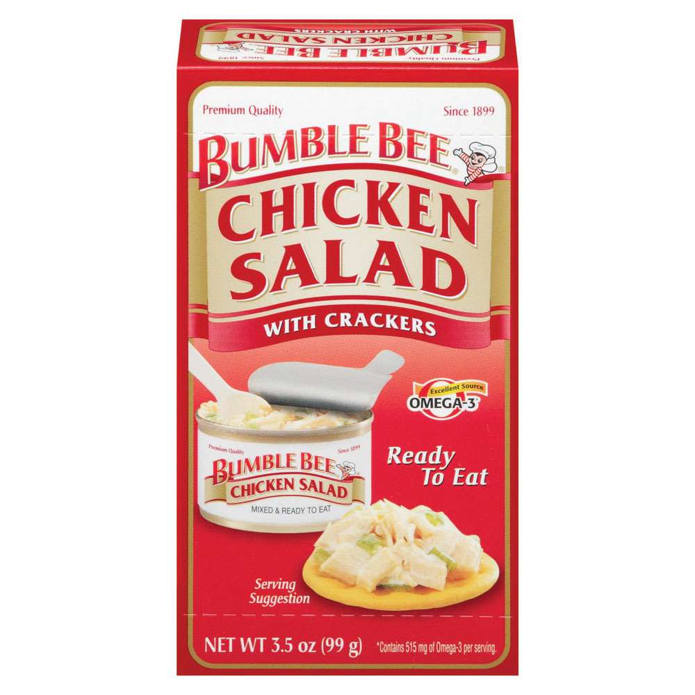 Bumble Bee Chicken Salad with Crackers, 3.5 oz Each, 12 ...