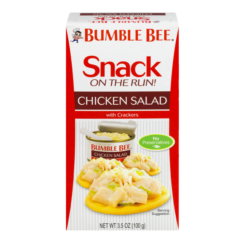 Bumble Bee Snack on the Run Chicken Salad with Crackers 3.5oz PKG ...