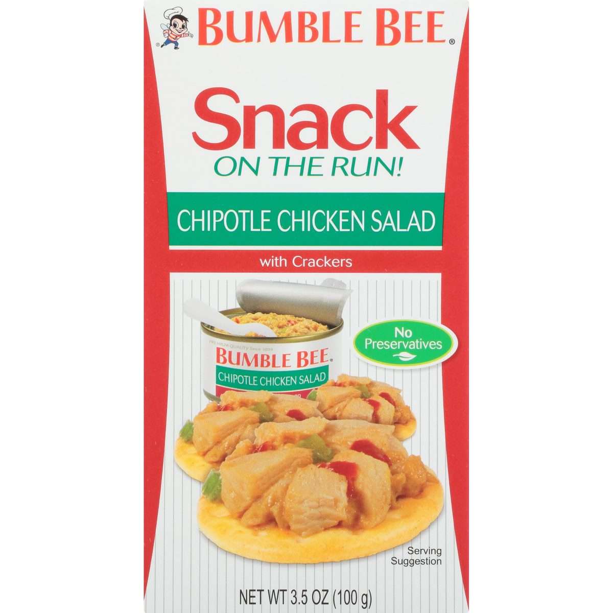 Bumble Bee Snack on the Run Chicken Salad with Crackers Kit, 3.5 Ounce ...