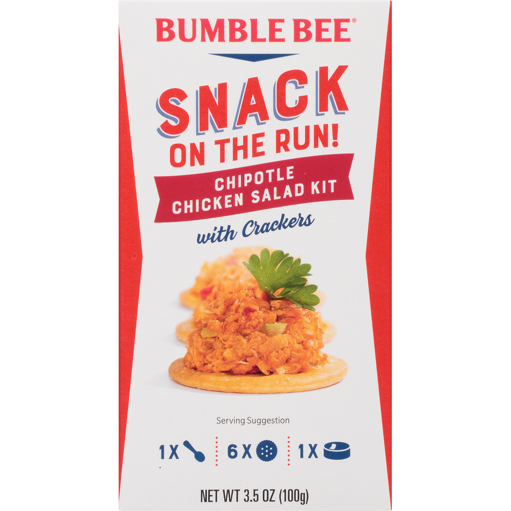 Bumble Bee Snack on the Run! Chipotle Chicken Salad Kit with Crackers 3 ...