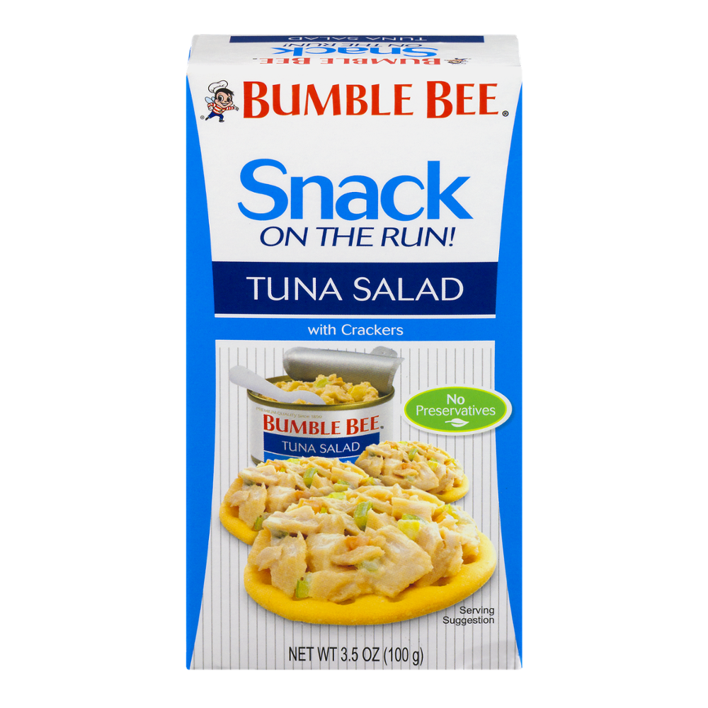 Bumble Bee Snack on the Run Tuna Salad with Crackers 3.5oz ...