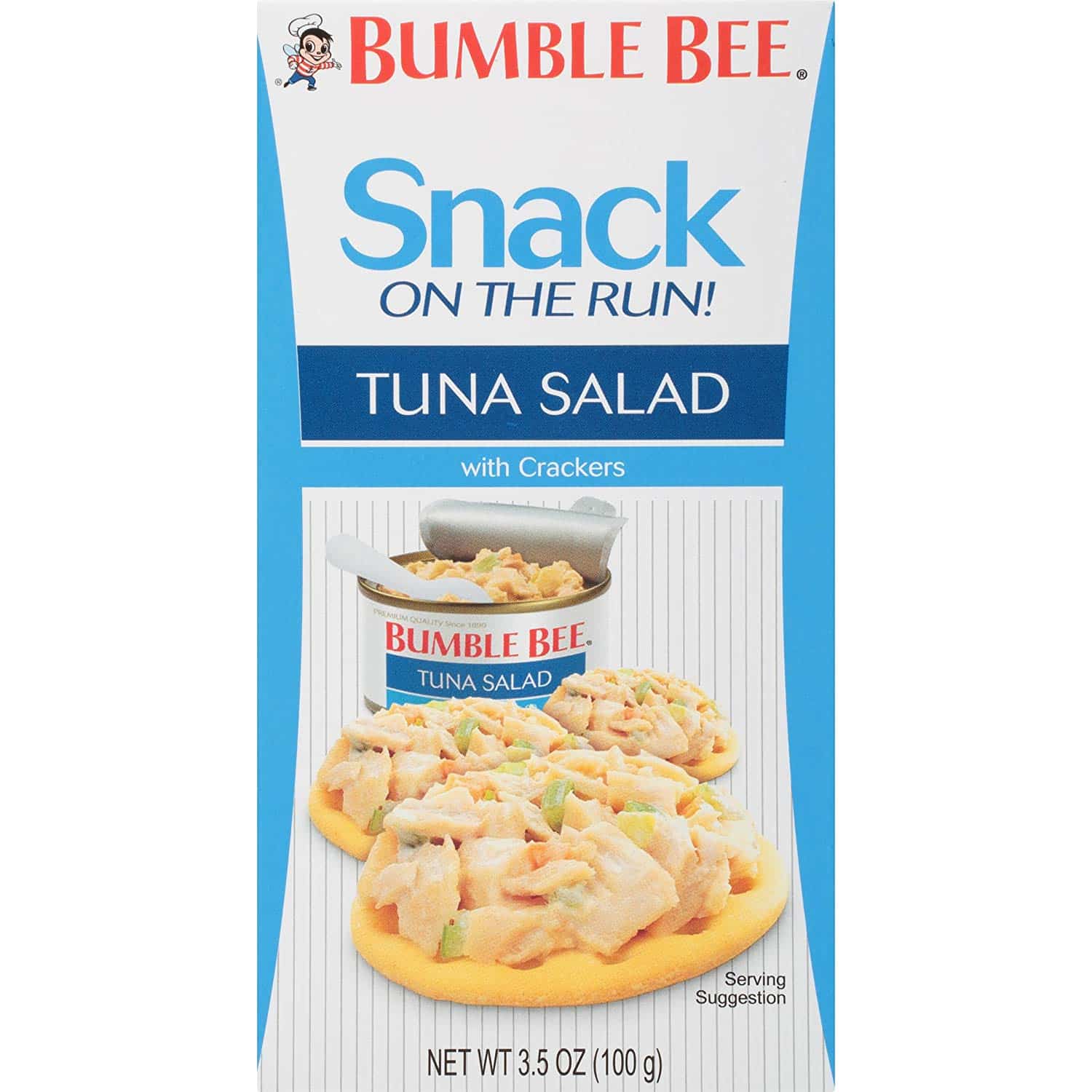 BUMBLE BEE Snack on the Run Tuna Salad with Crackers, Canned Tuna Fish ...