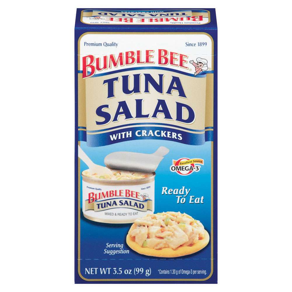Bumble Bee Tuna Salad with Crackers, 3.5 oz Each, 12 Packs ...