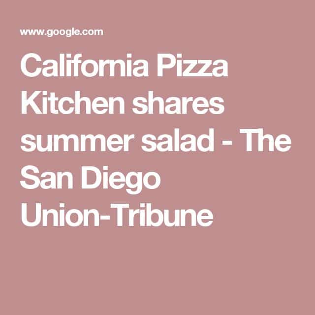 California Pizza Kitchen shares summer salad