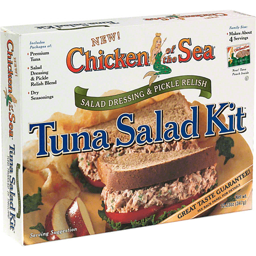 Chicken Of The Sea Tuna Salad Kit, Salad Dressing &  Pickle Relish ...