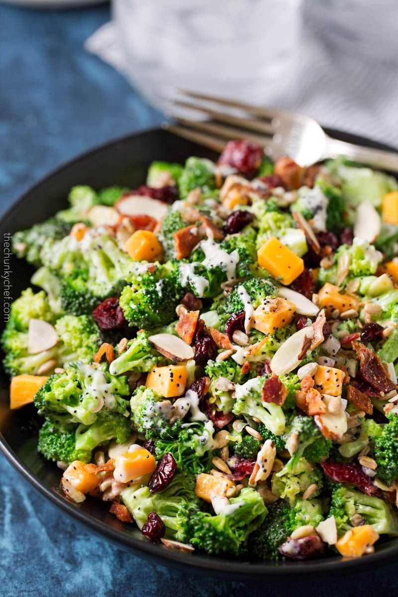 Cranberry Almond Broccoli Salad
