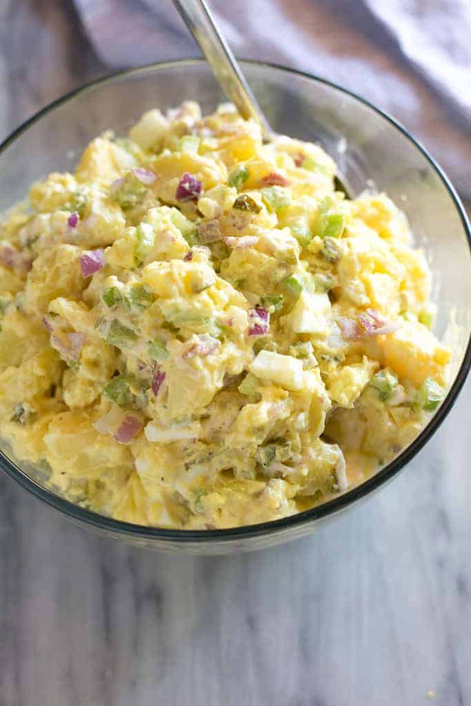 Creamy Egg Potato Salad Recipe : Easy Creamy Condensed ...