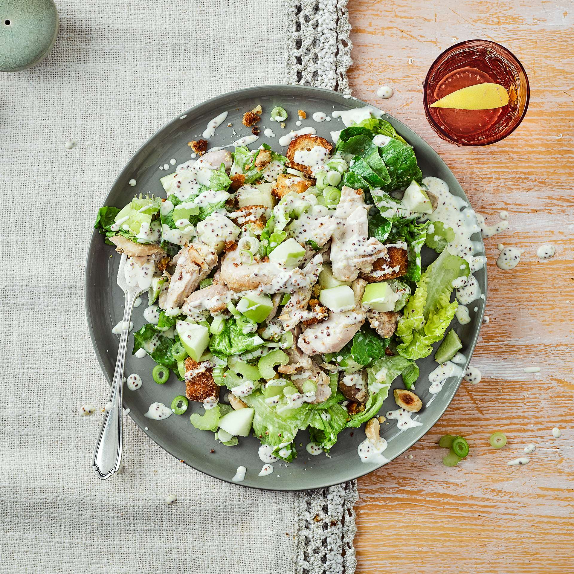 Crunchy Pulled Chicken Salad Recipe