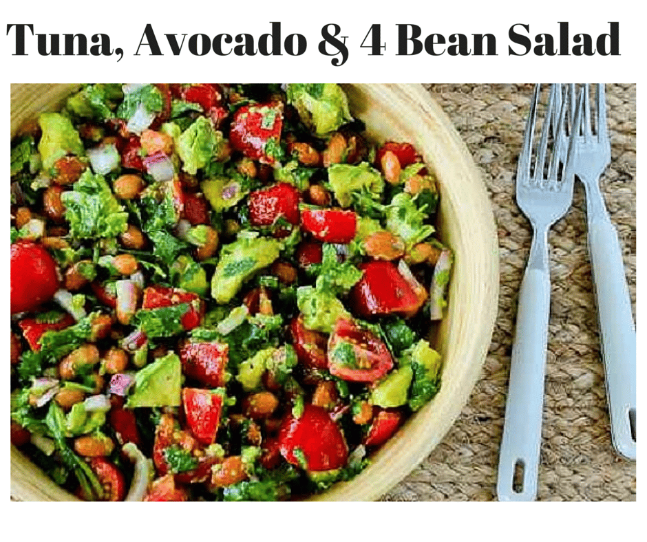 Delicious and healthy Tuna, Avocado &  4 Bean Salad. 323 calories and ...
