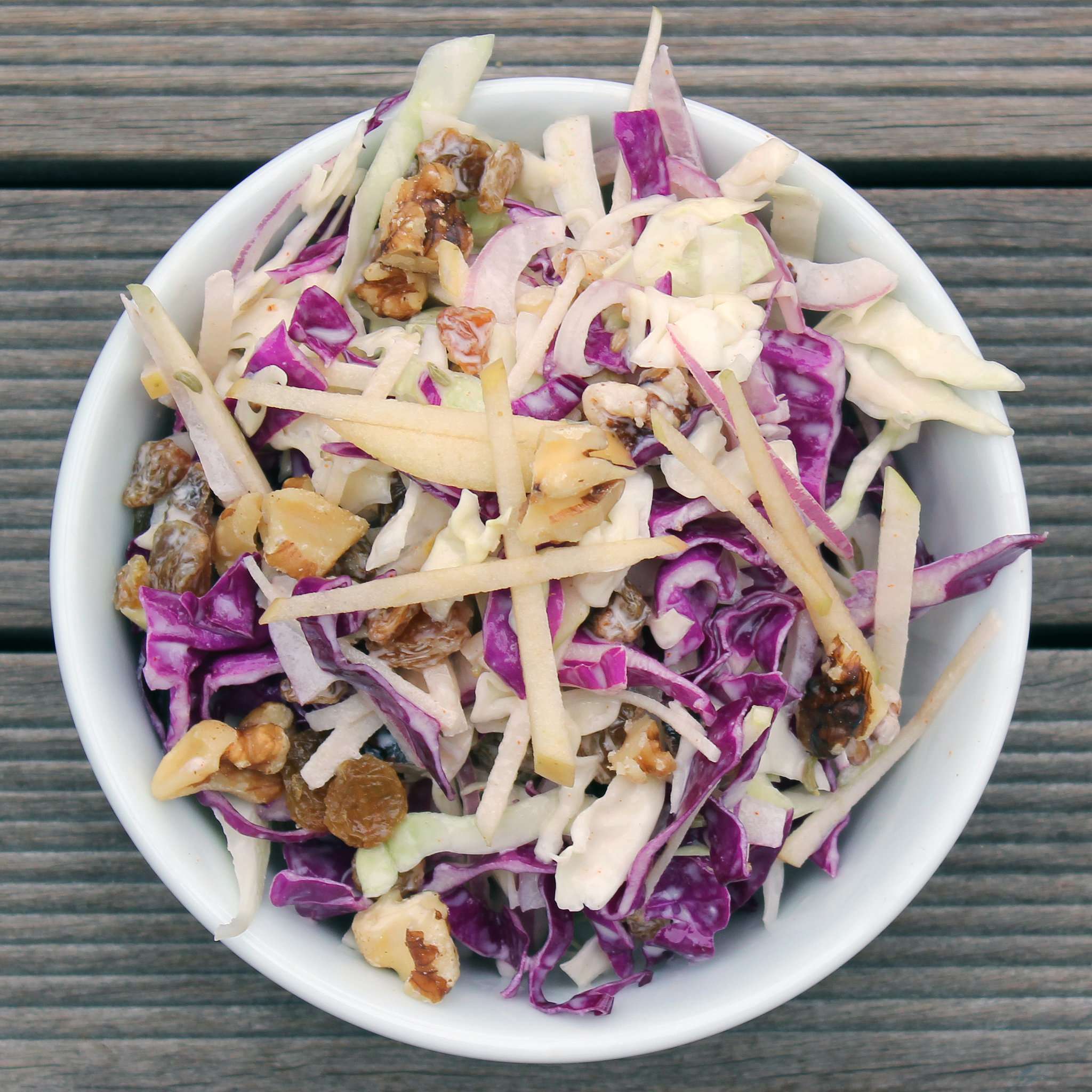 Detox Apple Cabbage Salad Recipe