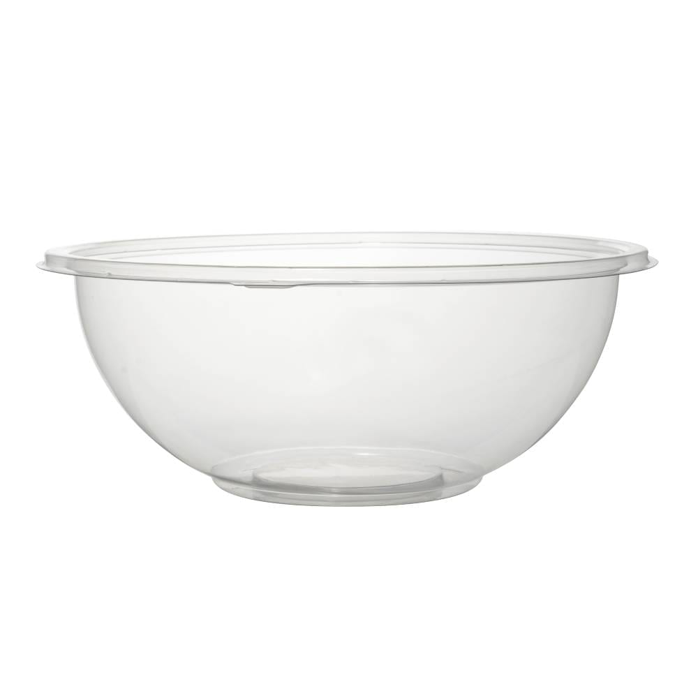 Disposable Plastic Salad Bowls with Lids CLEAR 1500CC X 3 ...