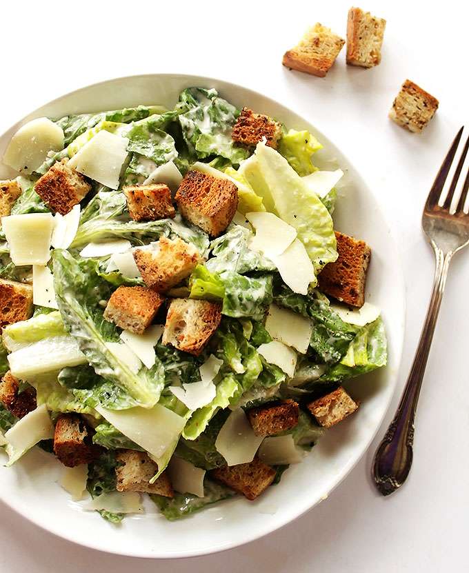 Easy Caesar Salad (GF)