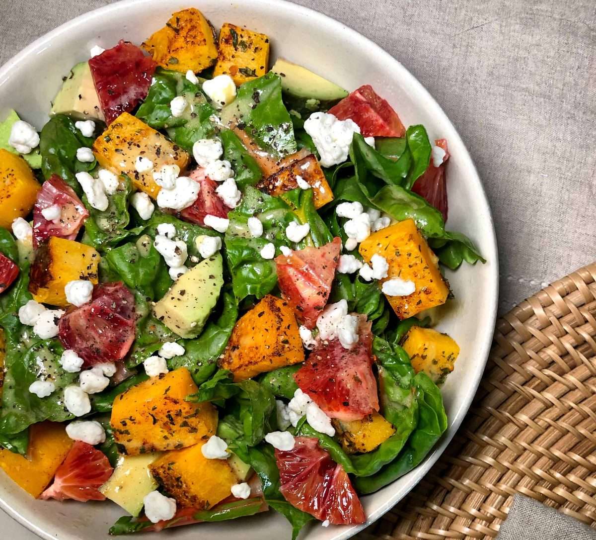 Easy Green Salad Recipe With Blood Orange Vinaigrette