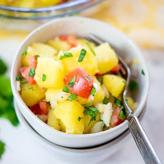 Easy Mexican Potato Salad Recipe