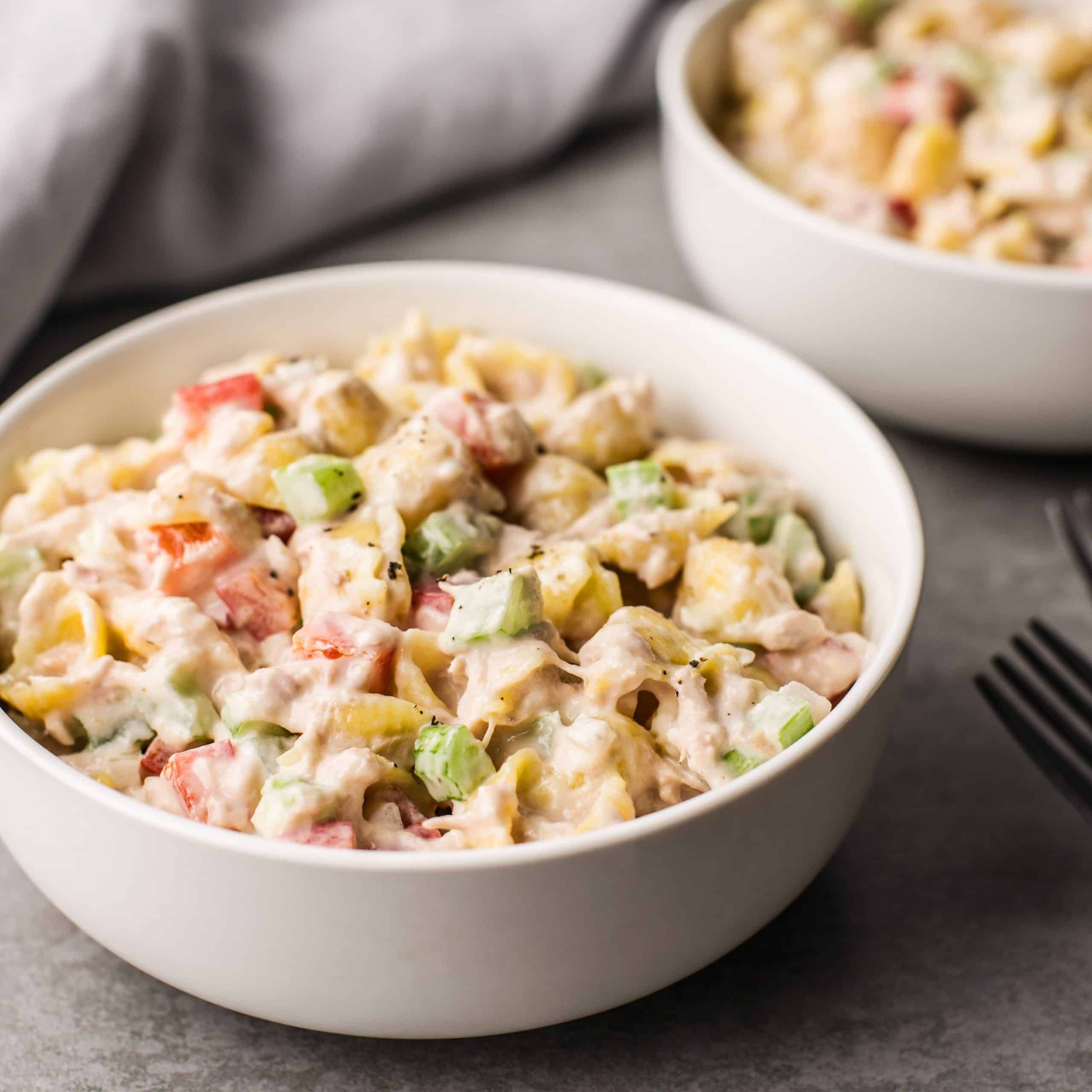 Easy Tuna Pasta Salad Recipe With Mayo