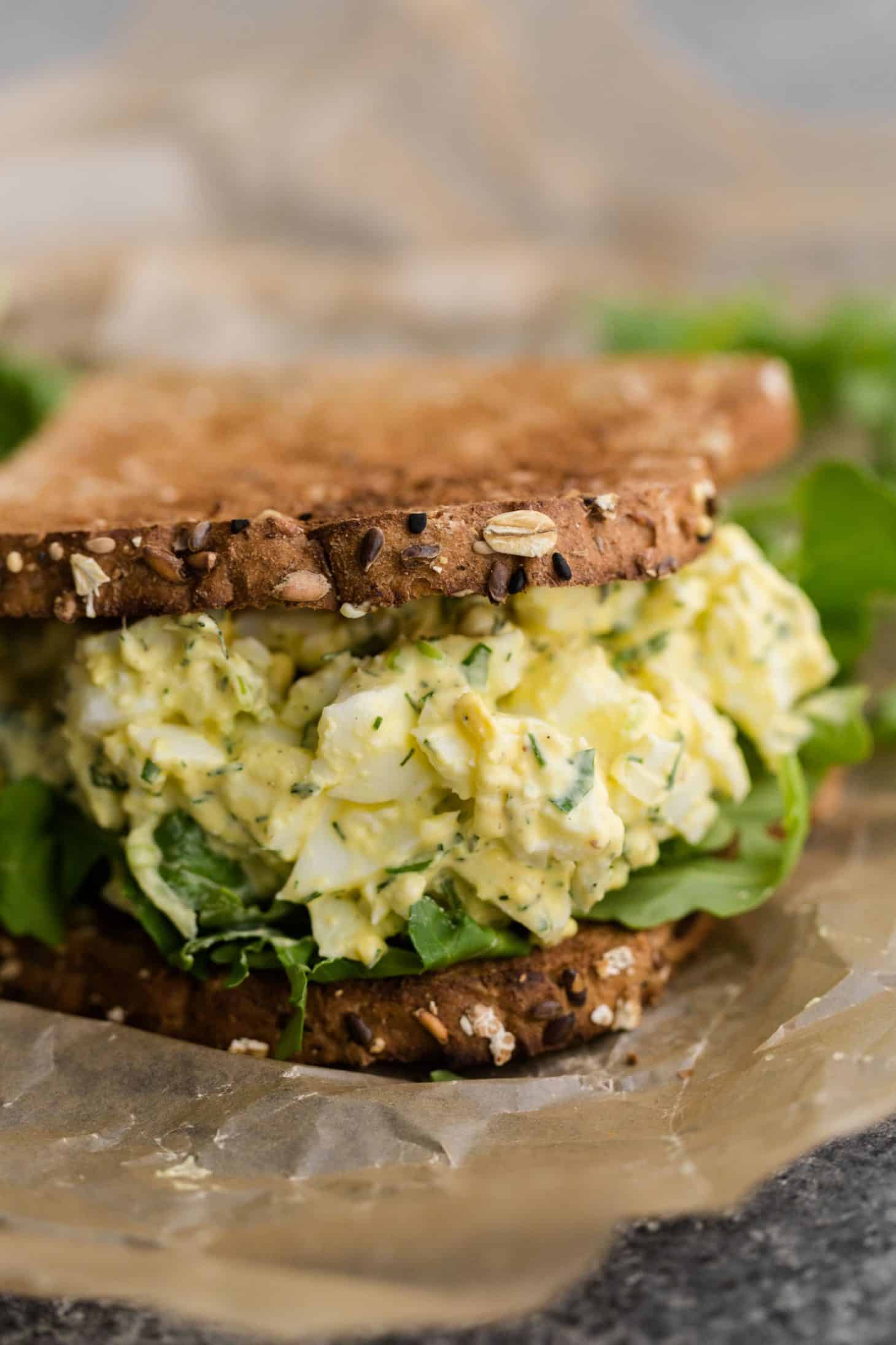 Egg Salad Sandwich with Herbs