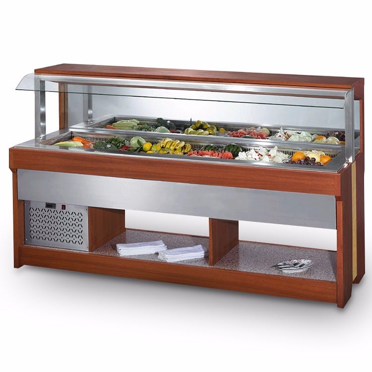 Elegant Design Cooling Salad Bar / Restaurant Equipment M