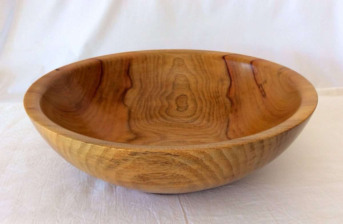 Extra large wooden bowl wood salad or fruit bowl food by Broluk