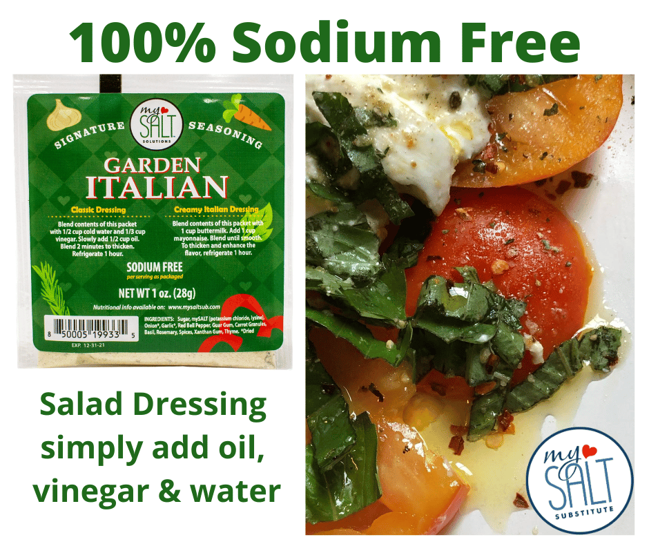 Garden Italian Salad Dressing Sodium Free  My Salt Substitute