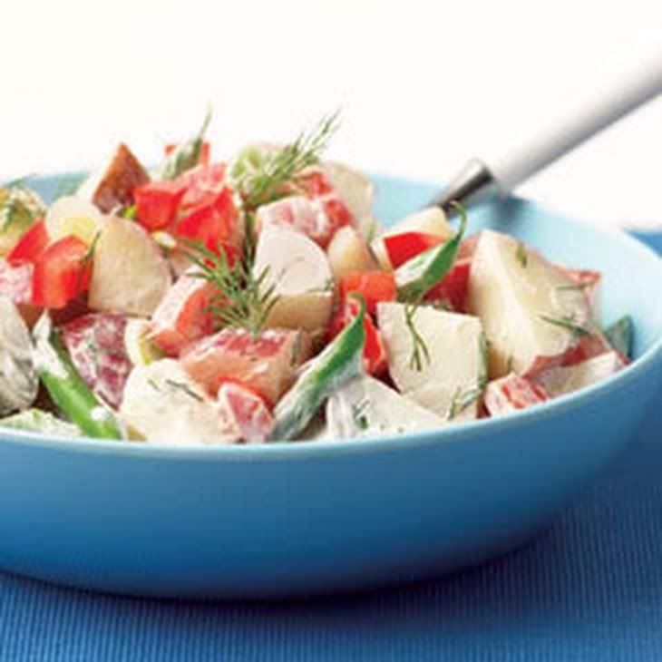 Garden Potato Salad Recipe Salads, Side Dishes with potatoes, green ...