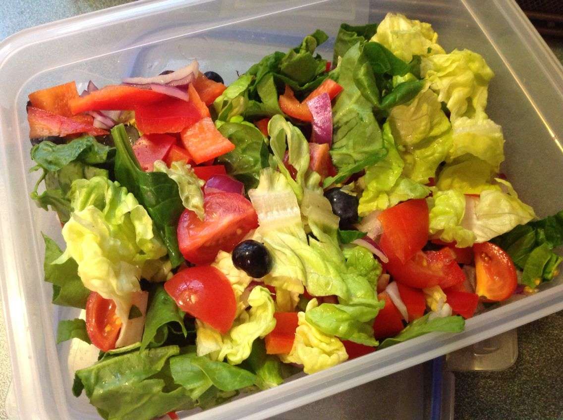 Grab and go salad! Prep for the week, easy lunches, mix with any ...