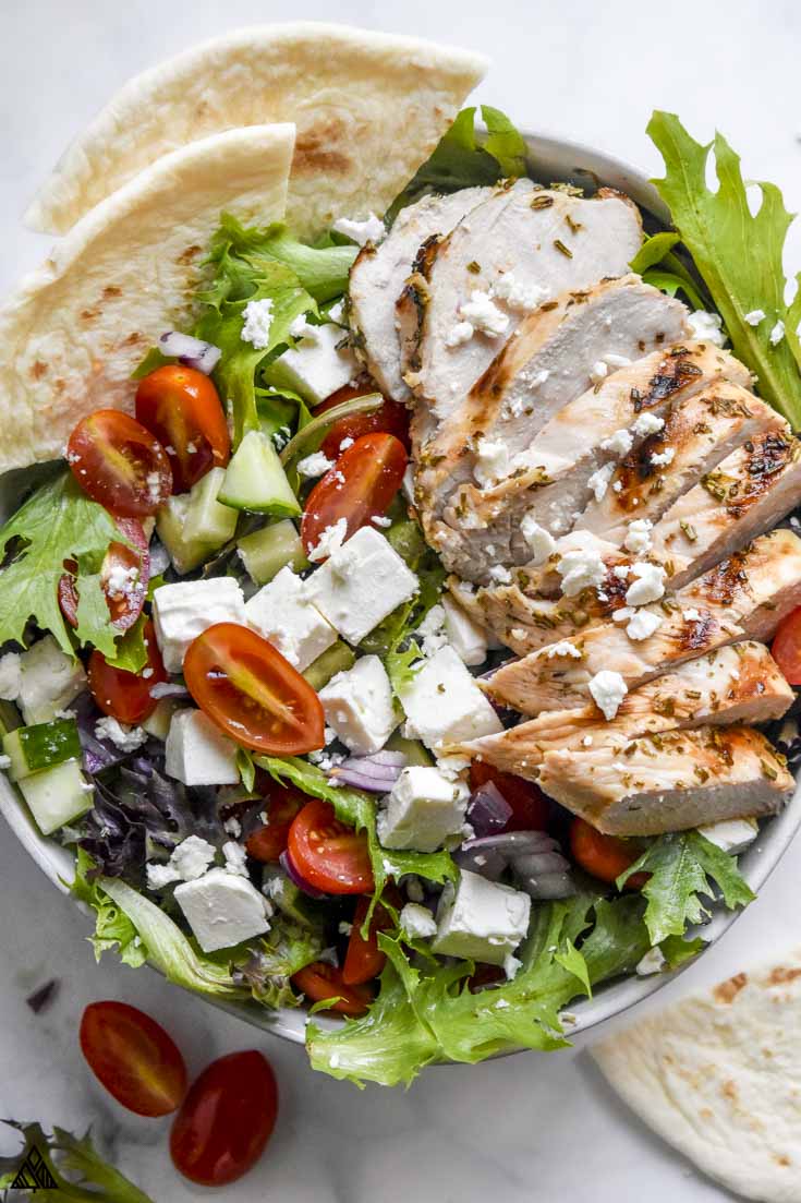 Greek Chicken Salad (Low Carb!!)
