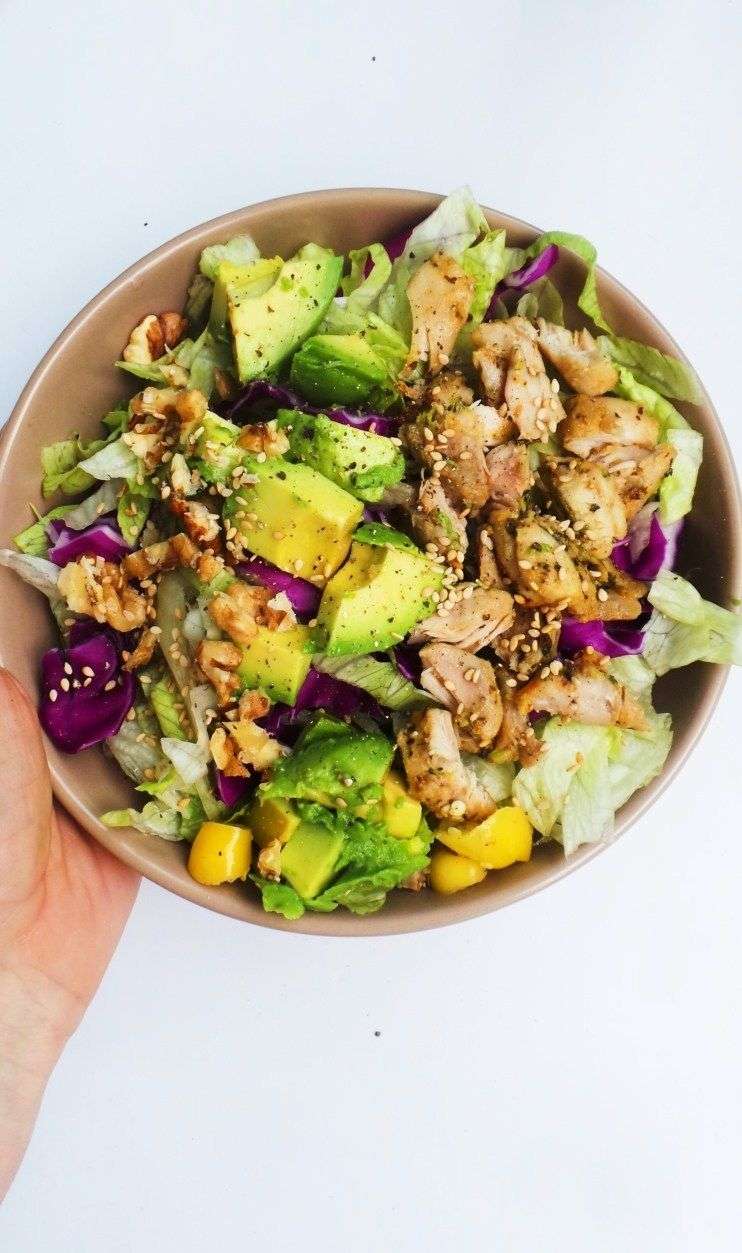 Healthy Avocado Chicken Salad (Low Carb &  Gluten