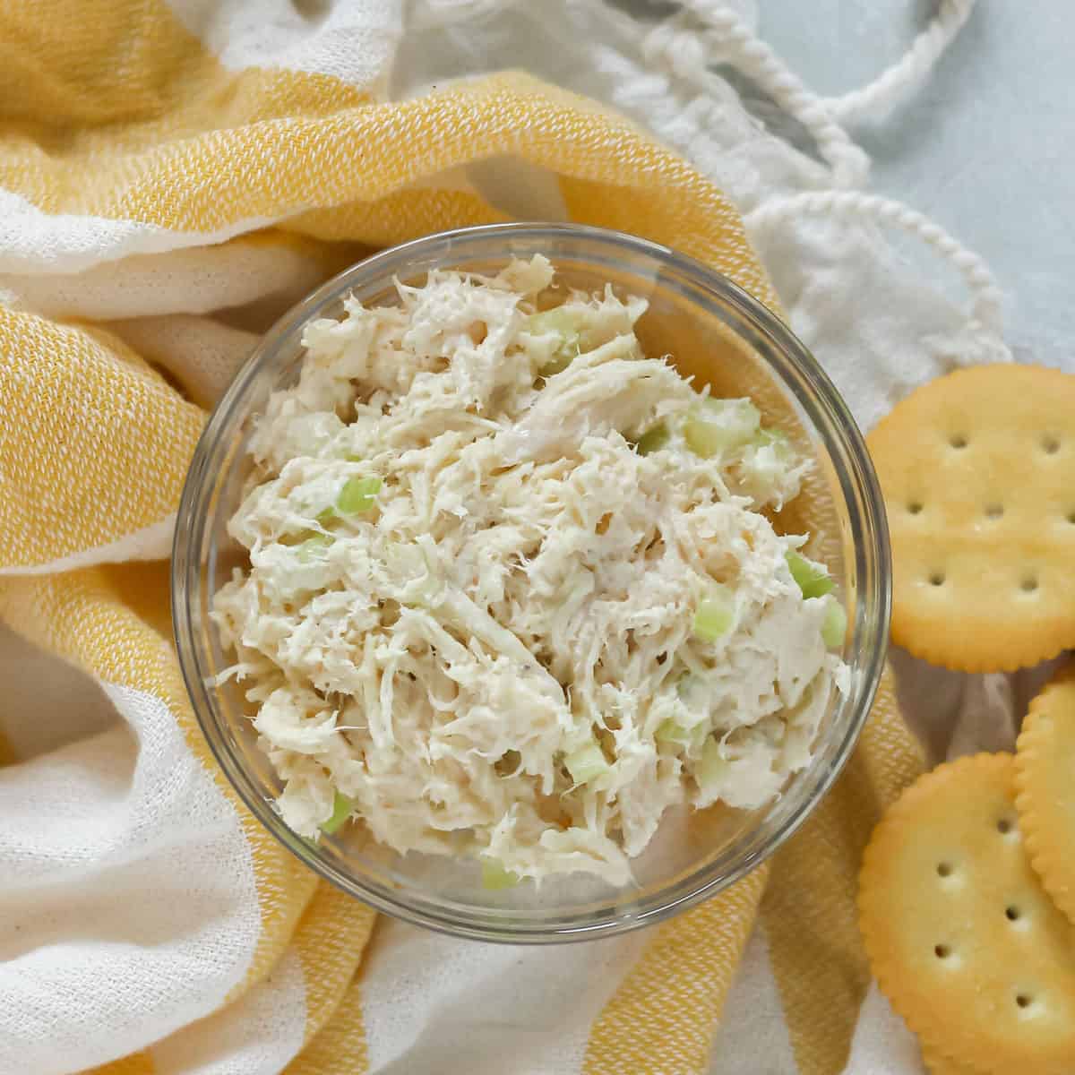 Healthy Chicken Salad Recipe without Mayo or Yogurt