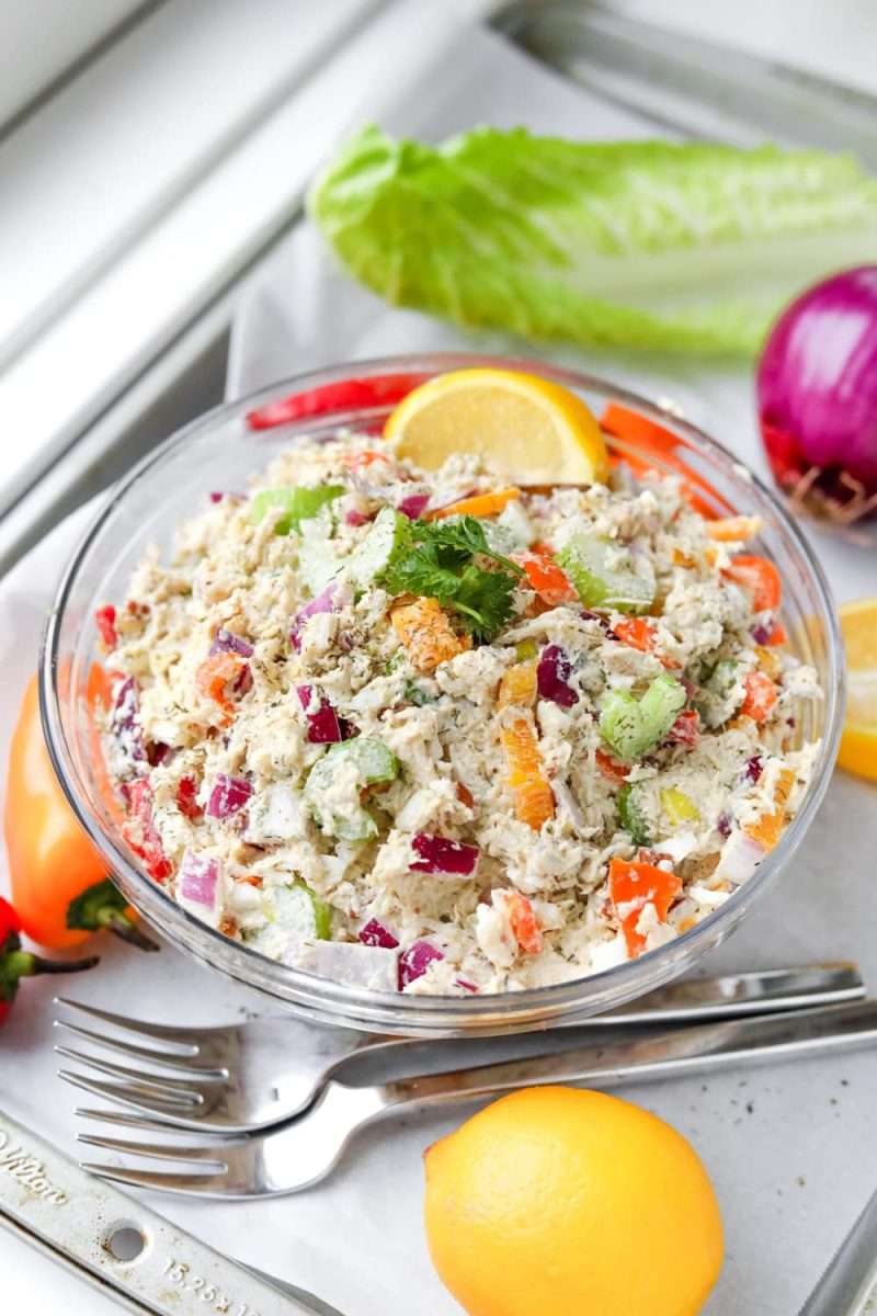 HEALTHY Low Carb Keto Chicken Salad