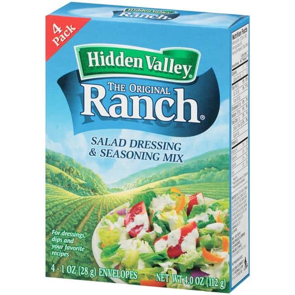 Hidden Valley Original Ranch Salad Dressing &  Seasoning Mix 4
