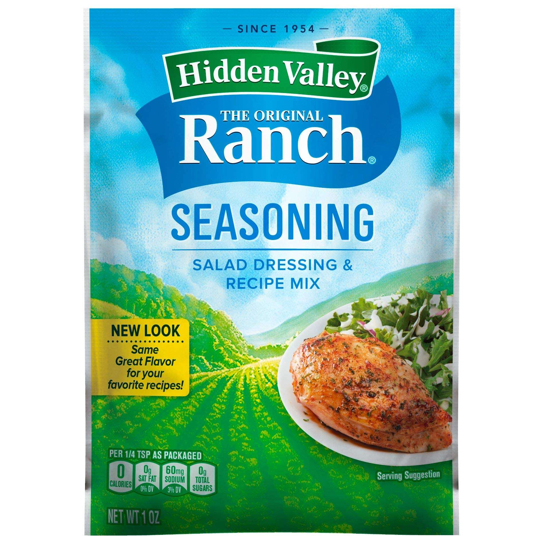 Hidden Valley Original Ranch Salad Dressing &  Seasoning Mix, Gluten ...
