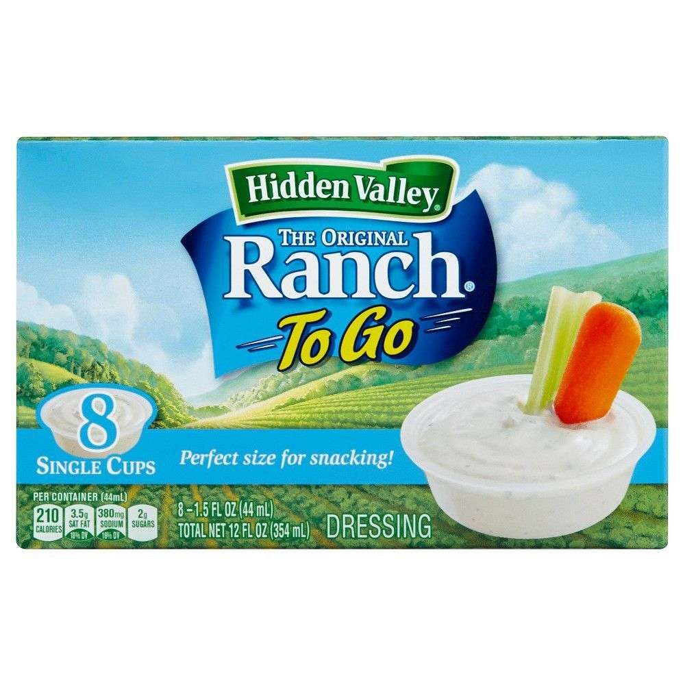 Hidden Valley Original Ranch Salad Dressing To Go Cups