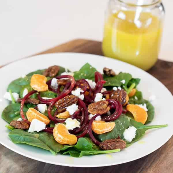 Homemade salad dressing recipe is made with dijon mustard, honey and ...
