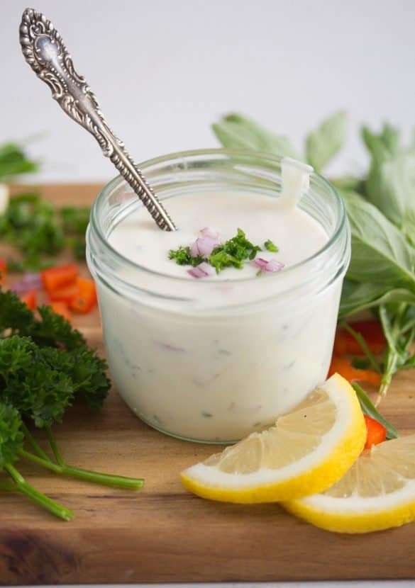 How To Make a Basic Yogurt Dressing (with Greek Yogurt)