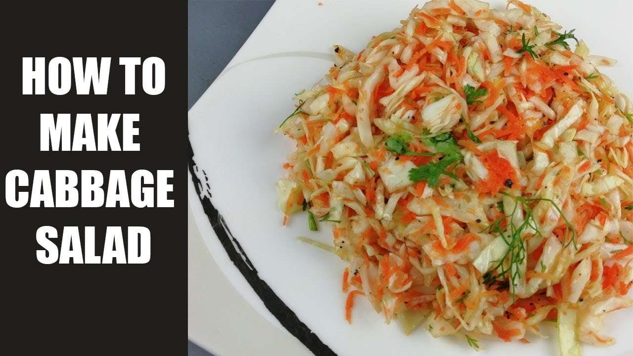 HOW TO MAKE CABBAGE SALAD recipe for weight loss