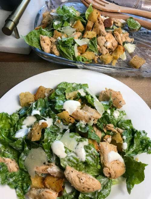 How to Make Chicken Caesar Salad