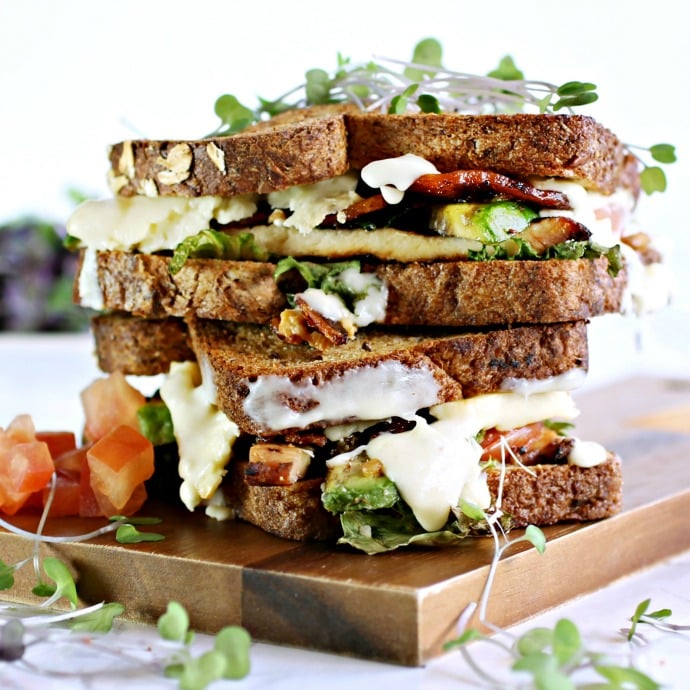 Hungry Couple: Cobb Salad Grilled Cheese Sandwich