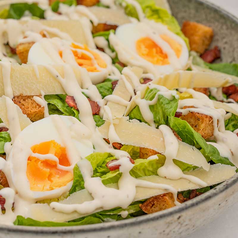 Keto Caesar Salad Recipe (2g Carbs)